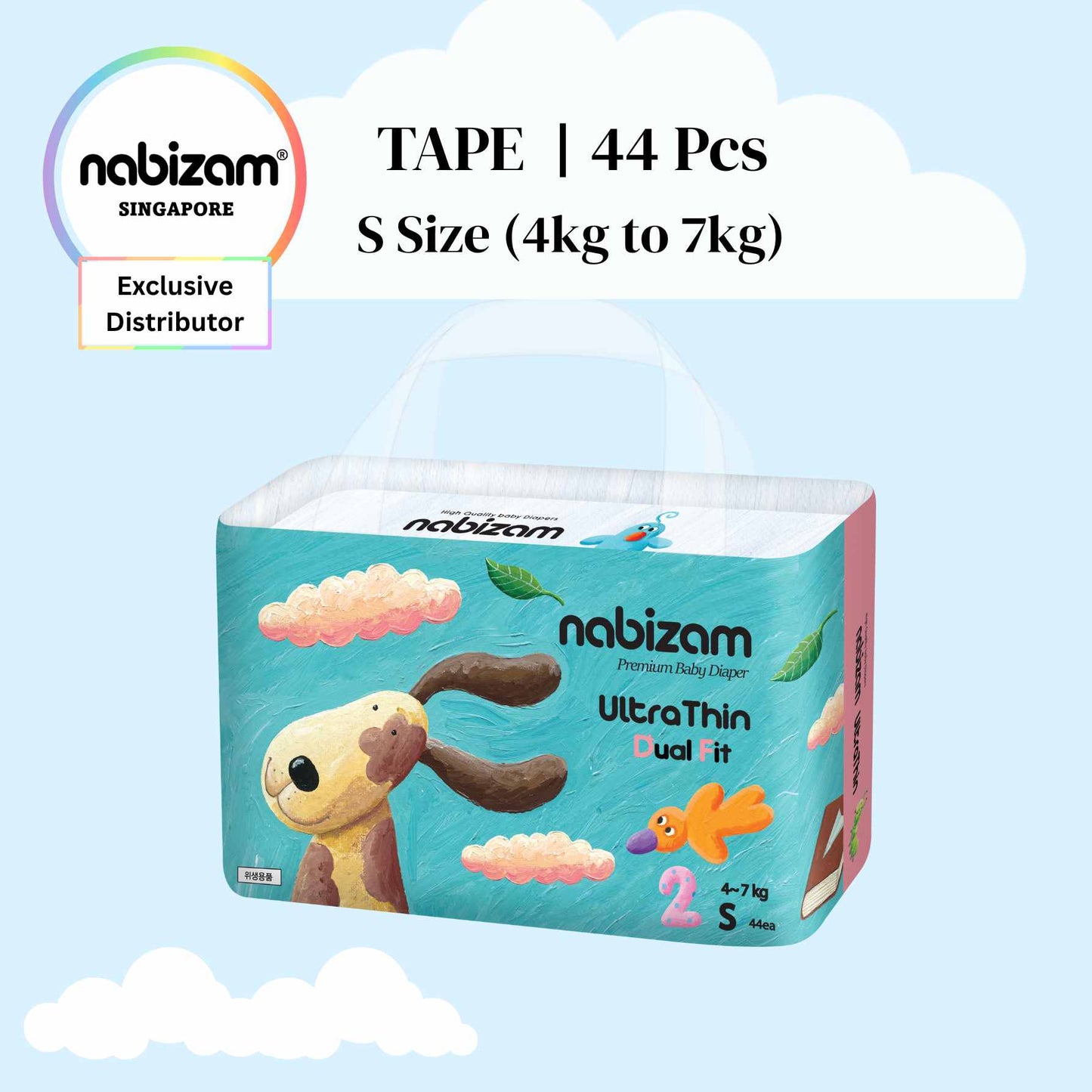 [4 Packs] UltraThin DualFit Summer Diaper Pants (S-XL)