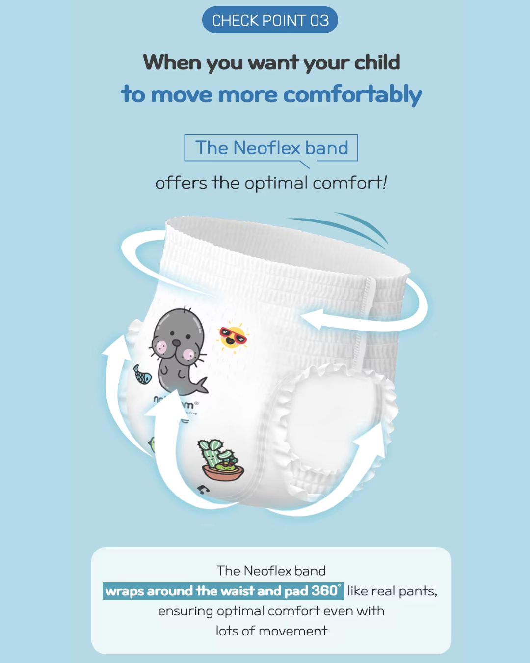 [1 Pack] UltraThin DualFit Summer Diaper Tape / Pants (S to XL