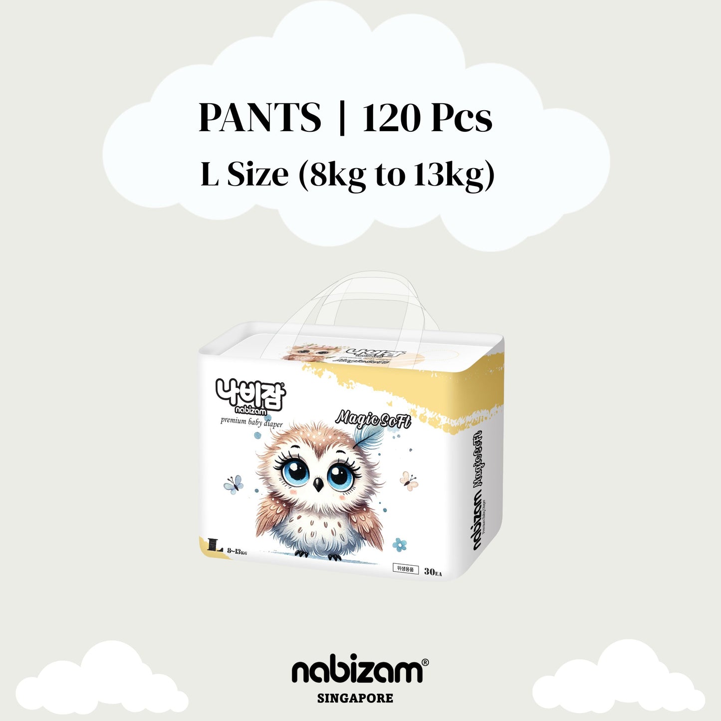[1 Pack] MagicSoft Diapers Tape / Pants (S-XL)