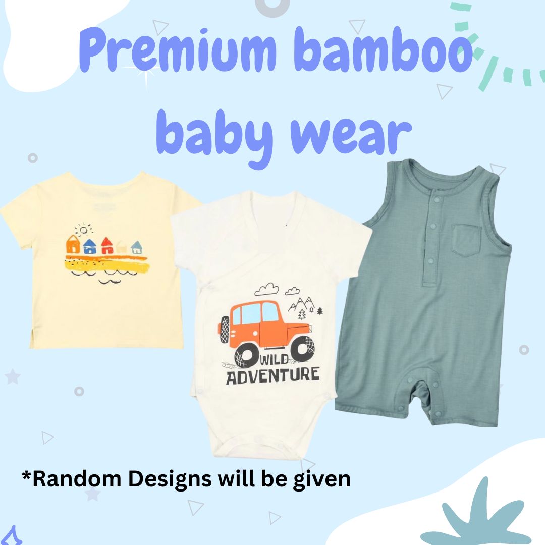 [Not for Sale] Free Premium Bamboo Baby Wear, min. spend $60